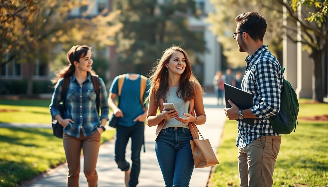 Students collaborating in study space
